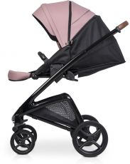 Дитячий візочок 2 в 1 Riko XD Black Edition 03 Energy Pink